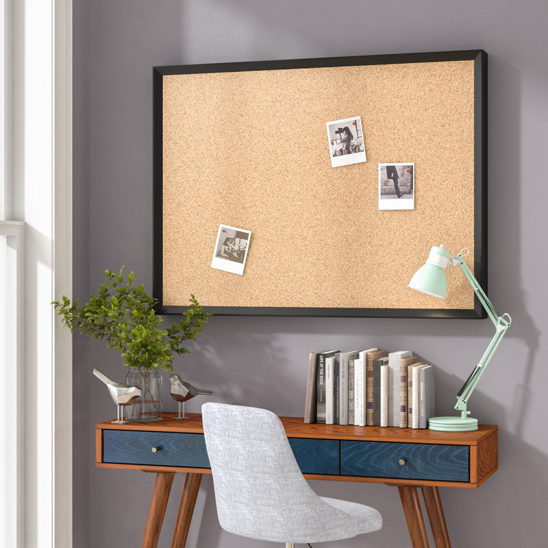 Wrought Studio Phillips Wall Mounted Bulletin Board & Reviews Wayfair